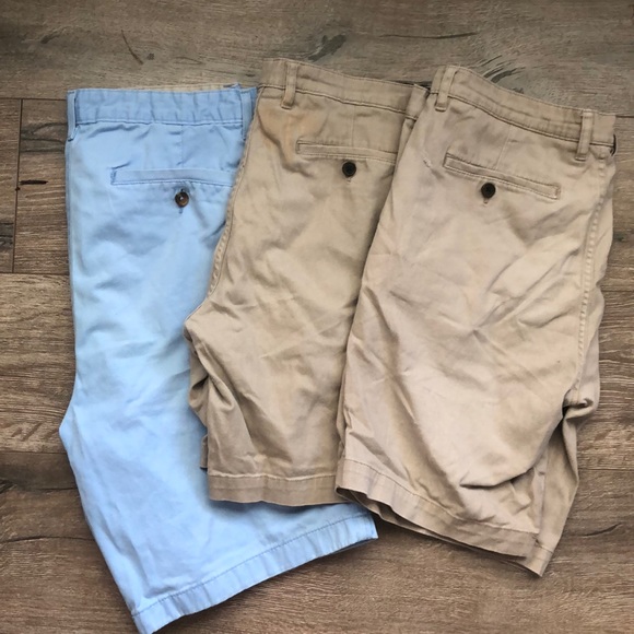 Lot of 3 pair of Jachs Saddlebreed Shorts 32 Khaki Blue - Picture 1 of 3